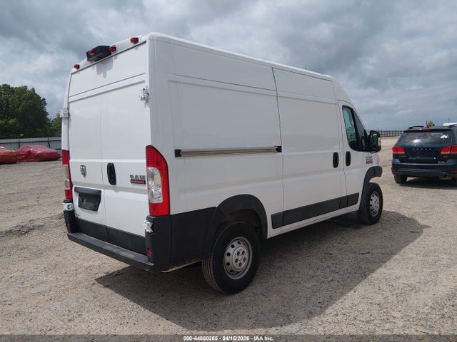 44860365 :رقم المزاد ، 3C6TRVBG7KE554082 vin ، 2019 Ram Promaster 1500 High Roof 136 Wb مزاد بيع