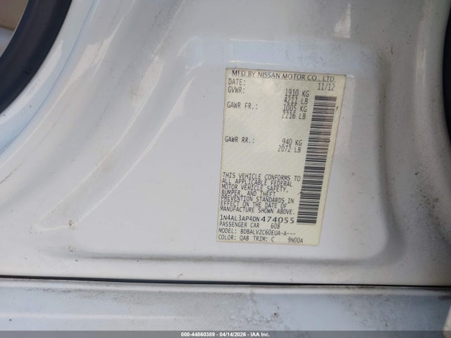 2013 NISSAN ALTIMA 1N4AL3AP4DN474055 Photo 8