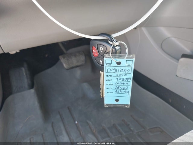 44860547 :رقم المزاد ، 2T1BU4EE8AC523413 vin ، 2010 Toyota Corolla Le مزاد بيع