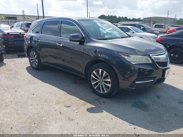 2015 Acura Mdx Technology Package მანქანა იყიდება აუქციონზე, vin: 5FRYD3H45FB003632, აუქციონის ნომერი: 44860707