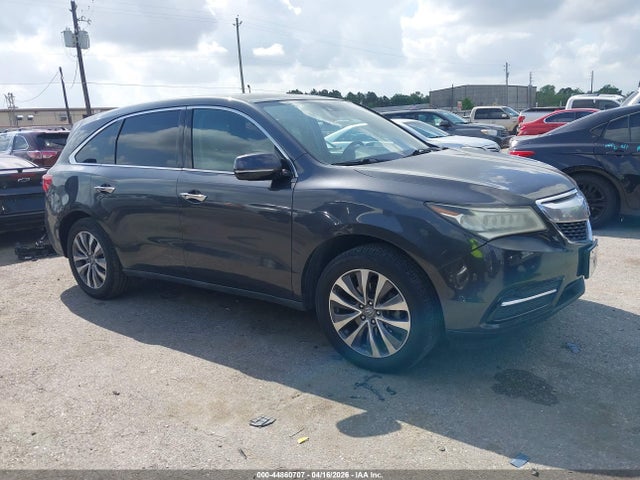 2015 Acura Mdx Technology Package მანქანა იყიდება აუქციონზე, vin: 5FRYD3H45FB003632, აუქციონის ნომერი: 44860707
