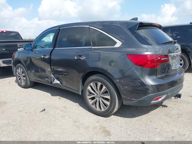 2015 Acura Mdx Technology Package მანქანა იყიდება აუქციონზე, vin: 5FRYD3H45FB003632, აუქციონის ნომერი: 44860707
