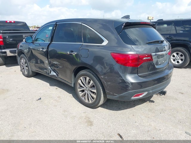 2015 Acura Mdx Technology Package მანქანა იყიდება აუქციონზე, vin: 5FRYD3H45FB003632, აუქციონის ნომერი: 44860707