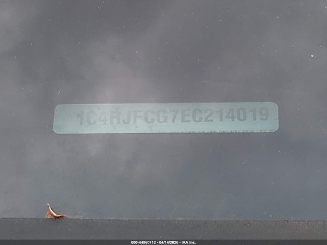 44860712 :رقم المزاد ، 1C4RJFCG7EC214019 vin ، 2014 Jeep Grand Cherokee Overland مزاد بيع