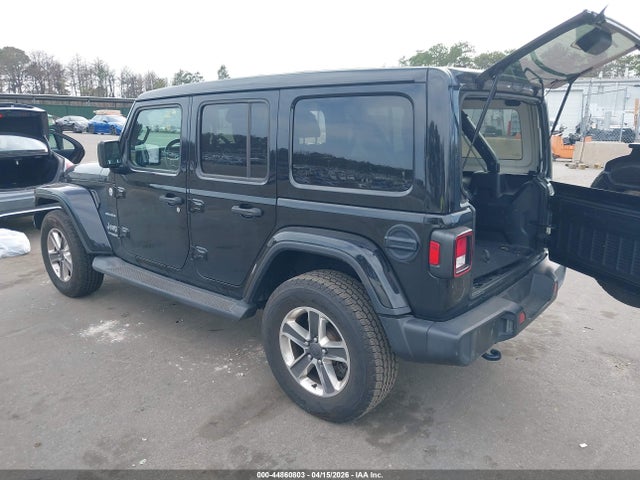 44860803 :رقم المزاد ، 1C4HJXEG8MW603800 vin ، 2021 Jeep Wrangler Unlimited Sahara 4x4 مزاد بيع