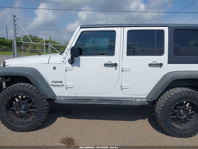 Продажа на аукционе авто 2016 Jeep Wrangler Unlimited Sport, vin: 1C4HJWDG3GL346224, номер лота: 44860944