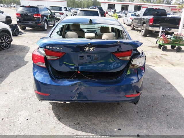 44860955 :رقم المزاد ، 5NPDH4AE8GH672302 vin ، 2016 Hyundai Elantra Value Edition مزاد بيع