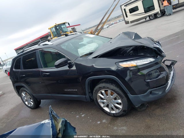 2015 Jeep Cherokee Limited მანქანა იყიდება აუქციონზე, vin: 1C4PJMDB7FW739760, აუქციონის ნომერი: 44860957