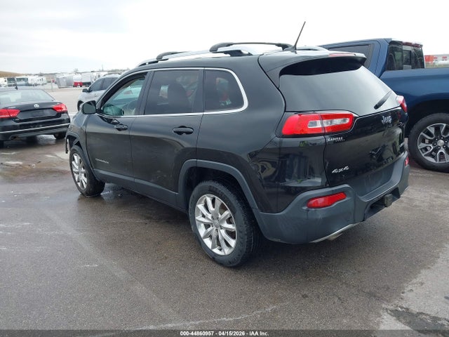 2015 Jeep Cherokee Limited მანქანა იყიდება აუქციონზე, vin: 1C4PJMDB7FW739760, აუქციონის ნომერი: 44860957