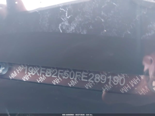 44860960 :رقم المزاد ، 19XFB2F50FE289190 vin ، 2015 Honda Civic Lx مزاد بيع