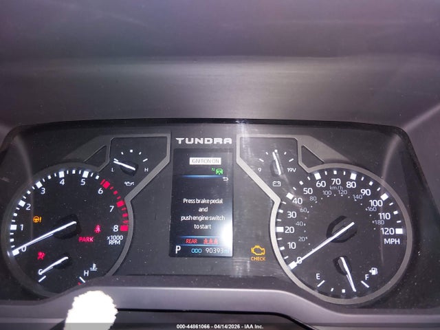 Aukcja sprzedaży 2022 Toyota Tundra Sr5, vin: 5TFLA5EC2NX001255, numer aukcji: 44861066