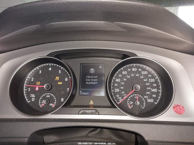 2016 Volkswagen Golf Tsi S 4-door მანქანა იყიდება აუქციონზე, vin: 3VW217AU2GM042299, აუქციონის ნომერი: 44861107