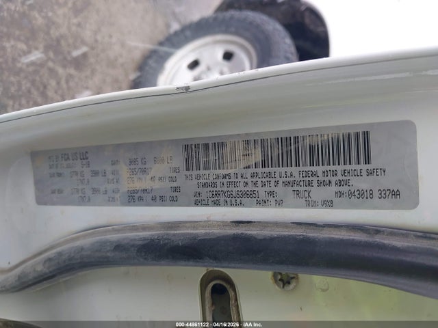 Aukcja sprzedaży 2018 Ram 1500 Tradesman  4x4 5'7 Box, vin: 1C6RR7KG6JS306651, numer aukcji: 44861122