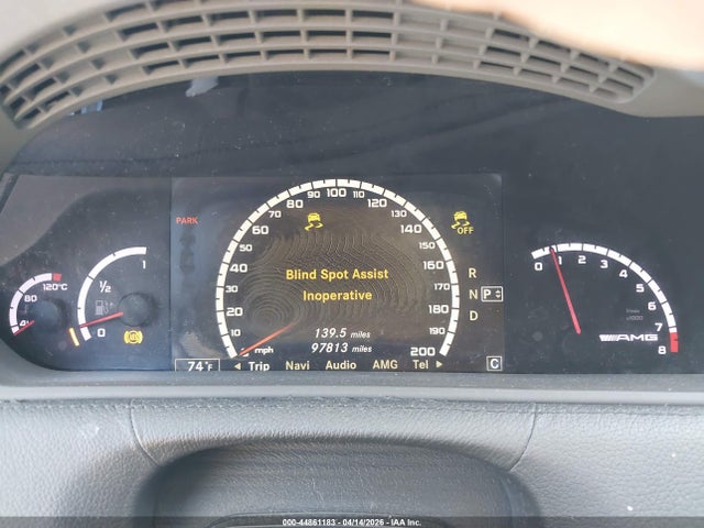 44861183 :رقم المزاد ، WDDEJ7HB9AA025420 vin ، 2010 Mercedes-benz Cl 63 Amg مزاد بيع