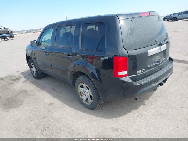 2013 Honda Pilot Lx მანქანა იყიდება აუქციონზე, vin: 5FNYF4H29DB051275, აუქციონის ნომერი: 44861276