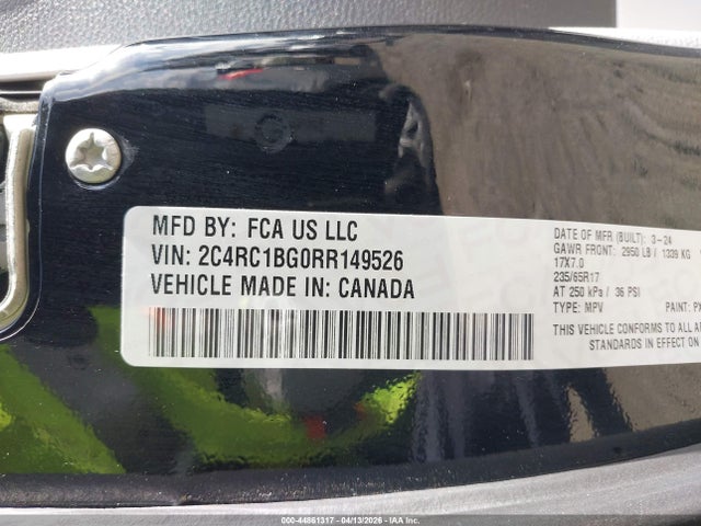 2024 CHRYSLER PACIFICA 2C4RC1BG0RR149526 Photo 8