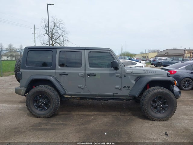 Продаж на аукціоні авто 2021 Jeep Wrangler Unlimited Willys 4x4, vin: 1C4HJXDN0MW680211, номер лоту: 44861561