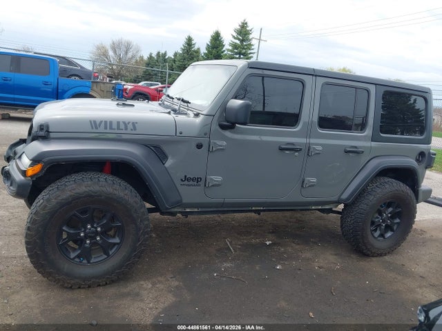 Продаж на аукціоні авто 2021 Jeep Wrangler Unlimited Willys 4x4, vin: 1C4HJXDN0MW680211, номер лоту: 44861561