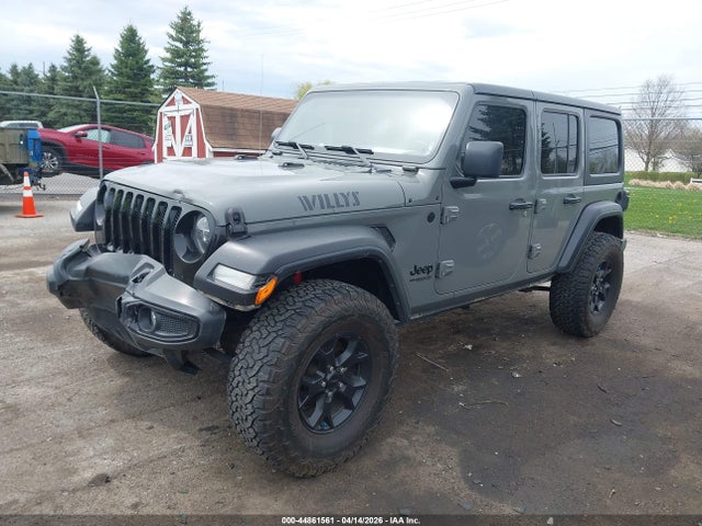 Продаж на аукціоні авто 2021 Jeep Wrangler Unlimited Willys 4x4, vin: 1C4HJXDN0MW680211, номер лоту: 44861561