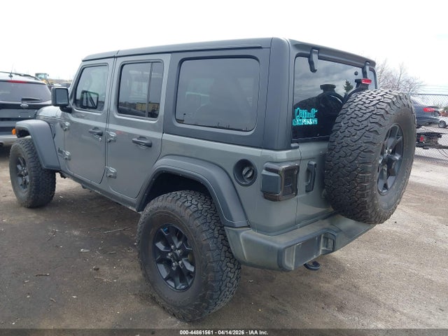Продаж на аукціоні авто 2021 Jeep Wrangler Unlimited Willys 4x4, vin: 1C4HJXDN0MW680211, номер лоту: 44861561