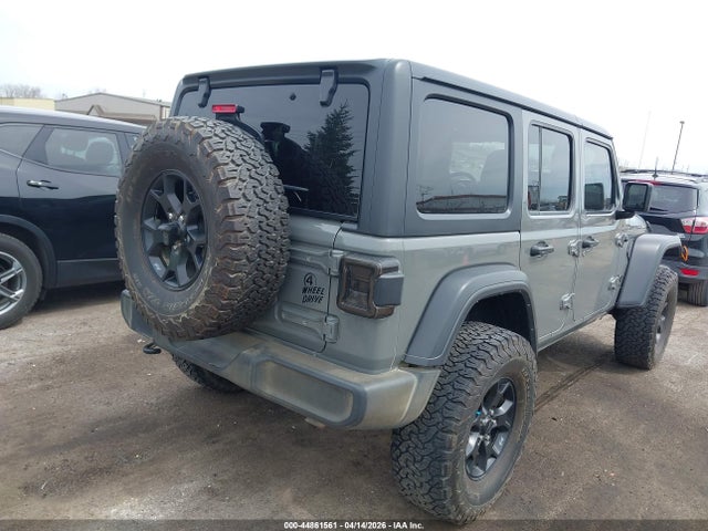 Продаж на аукціоні авто 2021 Jeep Wrangler Unlimited Willys 4x4, vin: 1C4HJXDN0MW680211, номер лоту: 44861561