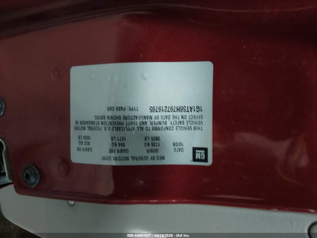 Aukcja sprzedaży 2009 Chevrolet Cobalt Lt, vin: 1G1AT58H797219795, numer aukcji: 44861627