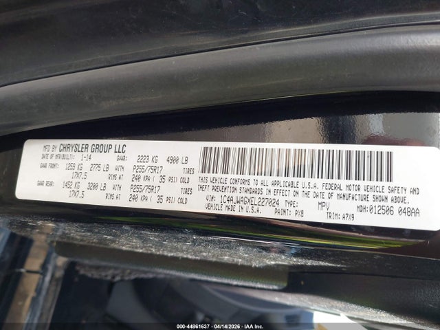 Aukcja sprzedaży 2014 Jeep Wrangler Sport, vin: 1C4AJWAGXEL227024, numer aukcji: 44861637