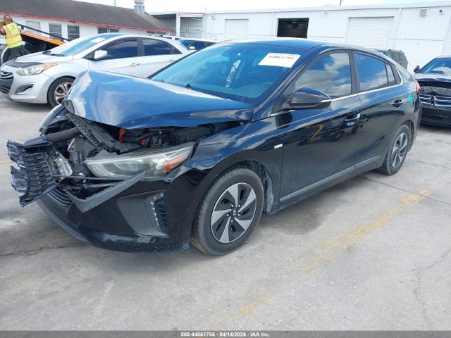 2017 Hyundai Ioniq Hybrid Sel მანქანა იყიდება აუქციონზე, vin: KMHC75LCXHU044891, აუქციონის ნომერი: 44861795