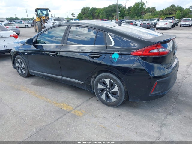 2017 Hyundai Ioniq Hybrid Sel მანქანა იყიდება აუქციონზე, vin: KMHC75LCXHU044891, აუქციონის ნომერი: 44861795