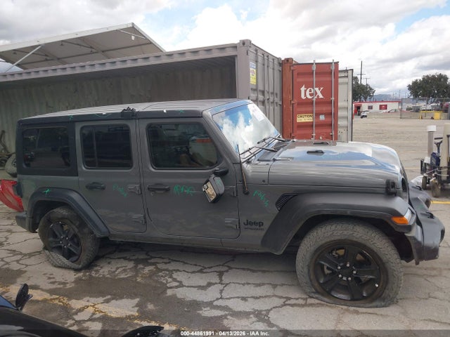 44861991 :رقم المزاد ، 1C4HJXDG8MW574364 vin ، 2021 Jeep Wrangler Unlimited Sport Altitude 4x4 مزاد بيع