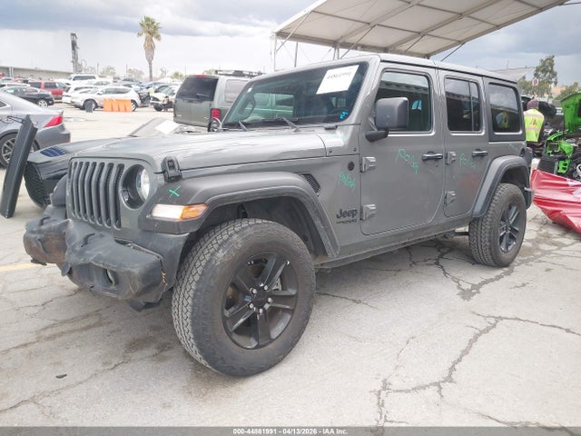44861991 :رقم المزاد ، 1C4HJXDG8MW574364 vin ، 2021 Jeep Wrangler Unlimited Sport Altitude 4x4 مزاد بيع