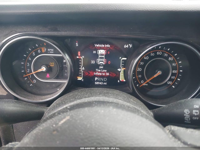 44861991 :رقم المزاد ، 1C4HJXDG8MW574364 vin ، 2021 Jeep Wrangler Unlimited Sport Altitude 4x4 مزاد بيع