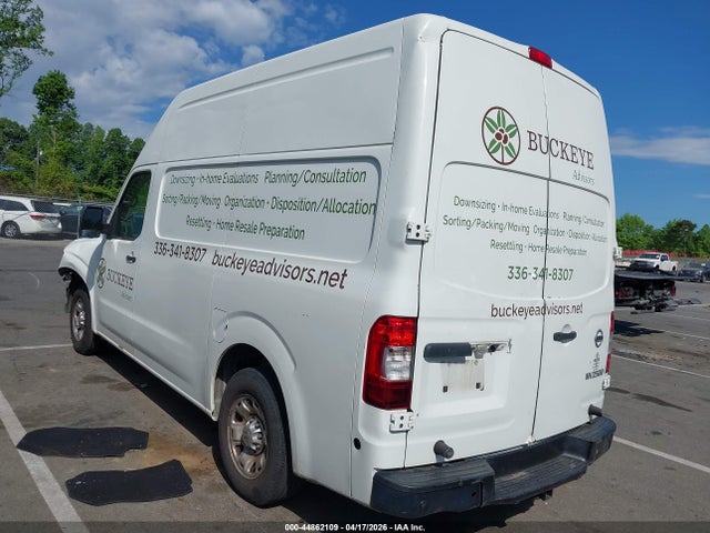 Aukcja sprzedaży 2017 Nissan Nv Cargo Nv2500 Hd Sv V6, vin: 1N6BF0LY6HN807238, numer aukcji: 44862109