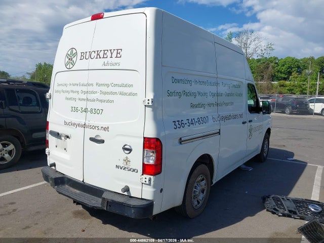 Aukcja sprzedaży 2017 Nissan Nv Cargo Nv2500 Hd Sv V6, vin: 1N6BF0LY6HN807238, numer aukcji: 44862109