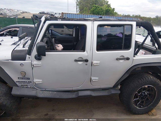 Aukcja sprzedaży 2012 Jeep Wrangler Unlimited Sport, vin: 1C4BJWDG8CL207190, numer aukcji: 44862136
