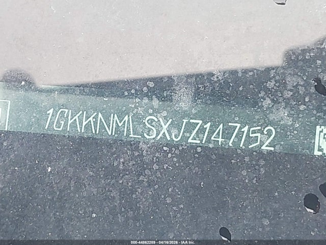 Aukcja sprzedaży 2018 Gmc Acadia Slt-1, vin: 1GKKNMLSXJZ147152, numer aukcji: 44862289