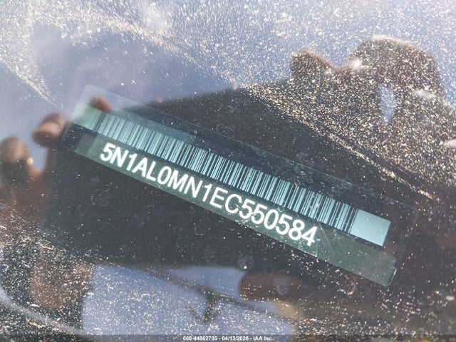 Продажа на аукционе авто 2014 Infiniti Qx60, vin: 5N1AL0MN1EC550584, номер лота: 44862705