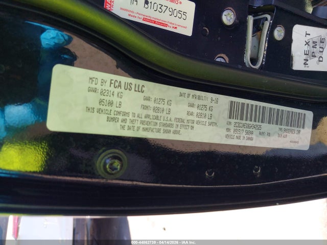 2C3CCAEG9GH342525 Chrysler 300C