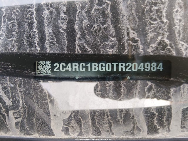 44862766 :رقم المزاد ، 2C4RC1BG0TR204984 vin ، 2026 Chrysler Pacifica Select مزاد بيع