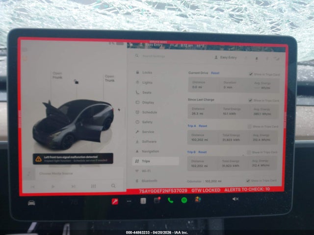 Продажа на аукционе авто 2022 Tesla Model Y Performance Dual Motor All-wheel Drive, vin: 7SAYGDEF2NF537029, номер лота: 44863233