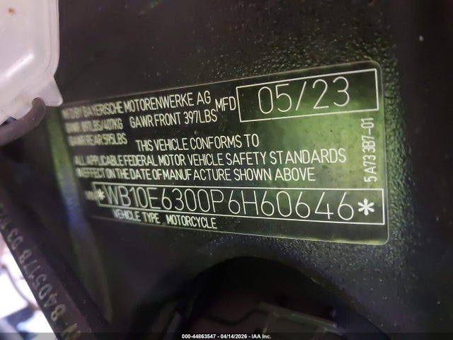 WB10E6300P6H60646 BMW S 1000 Rr