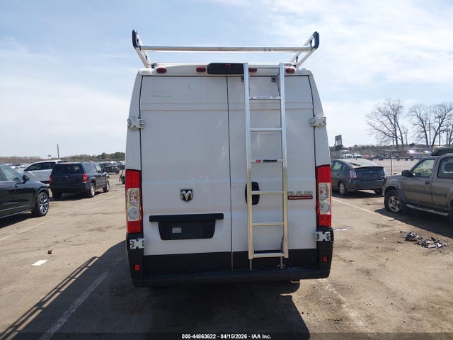 44863622 :رقم المزاد ، 3C6URVJG5LE141214 vin ، 2020 Ram Promaster 3500 Cargo Van High Roof 159 Wb Ext مزاد بيع