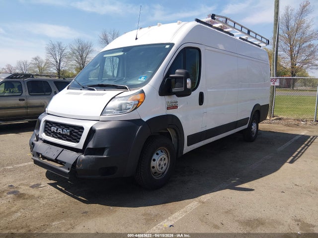 44863622 :رقم المزاد ، 3C6URVJG5LE141214 vin ، 2020 Ram Promaster 3500 Cargo Van High Roof 159 Wb Ext مزاد بيع