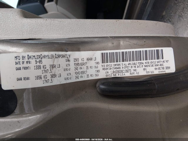 Продажа на аукционе авто 2006 Jeep Commander Limited, vin: 1J8HG58226C139273, номер лота: 44863669