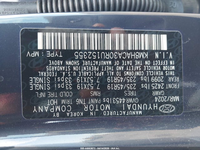 Hyundai Kona N Line 2024 KM8HACA30RU152355 Image 9