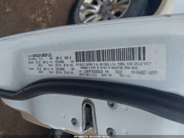 Aukcja sprzedaży 2013 Ram 1500 Laramie Longhorn Edition, vin: 1C6RR7PT8DS655630, numer aukcji: 44863776