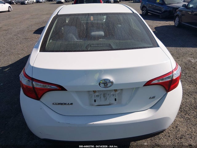 44863795 :رقم المزاد ، 2T1BURHEXGC708306 vin ، 2016 Toyota Corolla Le مزاد بيع