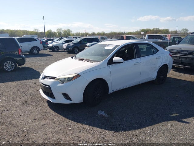 44863795 :رقم المزاد ، 2T1BURHEXGC708306 vin ، 2016 Toyota Corolla Le مزاد بيع