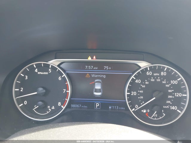 44863852 :رقم المزاد ، 1N4BL4CV5KC206307 vin ، 2019 Nissan Altima 2.5 Sr مزاد بيع
