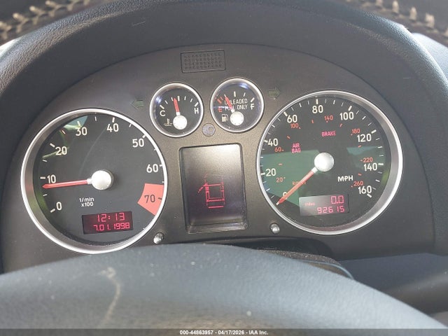 Продаж на аукціоні авто 2000 Audi Tt, vin: TRUTC28NXY1001247, номер лоту: 44863957